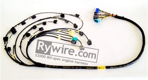 Rywire Honda S2000 AP1/AP2 (Early) Mil-Spec Engine Harness w/Quick Disconnect/OE Coils/Inj/ECU Plugs