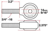 SPC Performance xAxis Rod End Ball Joint