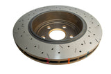 DBA 06-10 Jeep Grand Cherokee SRT-8 360mm Dia Rear Drilled & Slotted T3 4000 Series Rotor