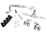 AWE Tuning MK8 Volkswagen Golf R 3in Track Edition Quad Exhaust - Diamond Black Tips