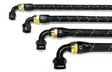 GReddy AN04 60 DEGREE HOSE END SWIVEL BLACK/GOLD ANODIZED