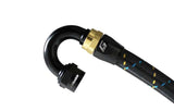 GReddy AN08 180 DEGREE HOSE END SWIVEL BLACK/GOLD ANODIZED