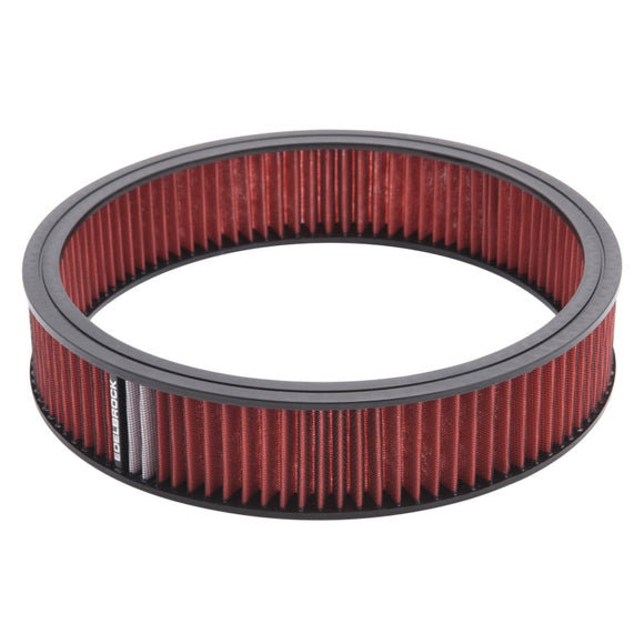 Edelbrock Air Cleaner Element Pro-Flo 3In Tall 14In Diameter Red