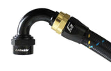 GReddy AN16 120 DEGREE HOSE END SWIVEL BLACK/GOLD ANODIZED