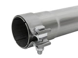 aFe MACH Force-Xp Resonator Delete Pipe 3 IN Inlet/Outlet x 3 IN Dia. x 19 IN Overall L w/ Clamps