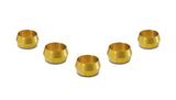 Vibrant 5/8in Brass Olive Hardline Tubing Inserts (2 Pack)