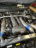 CSF Nissan R33 Skyline GT-R/GTS Full Billet Aluminum High-Performance Radiator - Black