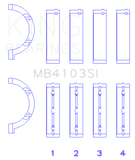 King Engine Bearings Chrysler 197 (Size +0.50mm) Main Bearing Set