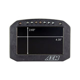 AEM CD-5LG Carbon Logging Flush Digital Dash Display w/ Internal 20Hz GPS & Antenna