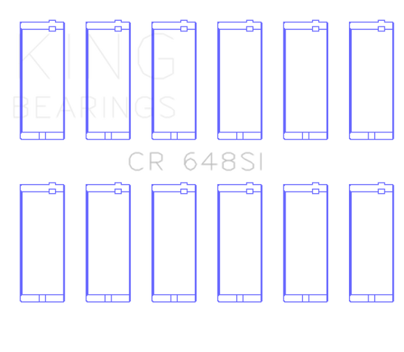 King Jeep 232CI/242CI/248CI / Rambler 232CI (Size .040) Connecting Rod Bearing Set