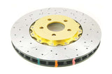 DBA 05-10 Mustang GT V8 Shelby Edition Front Drilled & Slotted 5000 Series 2 Piece Rotor Assembled w