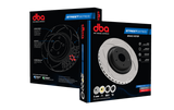 DBA 04-05 Mazda 3 2.3L / 06+ MazdaSpeed3 Rear Drilled & Slotted Street Series Rotor
