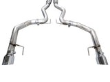 AWE 2024 Ford Mustang GT Fastback S650 RWD Track Edition Cat-Back Exhaust w/ Dual Chrome Silver Tips
