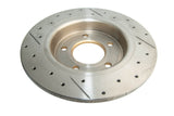 DBA 04-05 Mazda 3 2.3L / 06+ MazdaSpeed3 Rear Drilled & Slotted Street Series Rotor