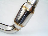 Invidia 02-07 WRX/STi Polished Divorced Waste Gate Downpipe with High Flow Cat