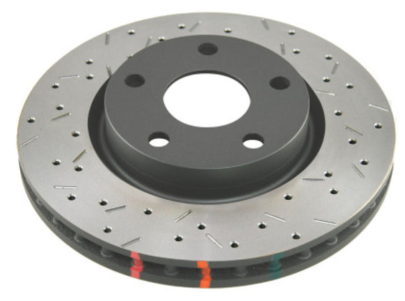 DBA 15-22 Ford Mustang GT (w/Perf Package 380mm Frt Rotor) Front 4000 Series Drilled & Slotted Rotor