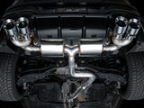 AWE Tuning MK8 Volkswagen Golf R 3in Touring Edition Quad Exhaust - Chrome Silver Tips