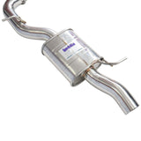 Invidia 2022+ Volkswagen Golf R MK8 76mm R400 Valved Cat Back Exhaust Rolled TI Tips