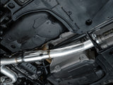 AWE Tuning MK8 Volkswagen Golf R 3in Track Edition Quad Exhaust - Diamond Black Tips
