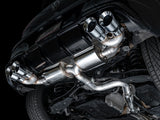 AWE Tuning MK8 Volkswagen Golf R 3in Touring Edition Quad Exhaust - Chrome Silver Tips