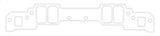 Cometic Chevy Gen1 Small Block V8 .047in Fiber Intake Mani Gasket Set-1.350in x 2.250in Port