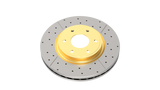 DBA 04-05 Mazda 3 2.3L / 06+ MazdaSpeed3 Rear Drilled & Slotted Street Series Rotor