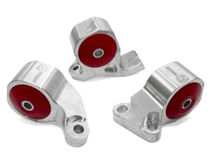 Innovative 88-91 Civic D-Series Silver Aluminum Mounts Solid Bushings (Cable)