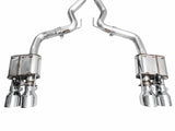 AWE 2024 Ford Mustang GT Fastback S650 RWD SwitchPath Cat-Back Exhaust w/ Quad Chrome Silver Tips