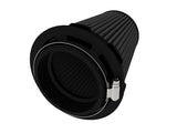 aFe Momentum Intake Air Filter w/Black Pro 5R 3-1/2IN F x 5IN B x 3-1/2IN T (Inverted) x 6IN