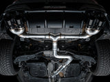 AWE Tuning MK8 Volkswagen Golf R 3in Track Edition Quad Exhaust - Diamond Black Tips