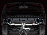 AWE Tuning 22-24 Audi 8Y S3 Touring Edition Exhaust - Chrome Silver Tips