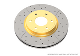 DBA 97-04 Corvette C5/C6 Rear Drilled & Slotted Street Series Rotor