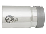 aFe MACH Force-Xp Universal Exhaust Tip 3-1/2 IN Inlet x 4 IN Outlet x 7 IN Polished Right Side Exit