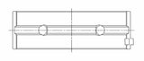 ACL 08+ Mitsubishi 4B11T Evo X 0.25mm Oversized High Performance Main Bearing Set