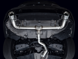 AWE Tuning 19-23 BMW 330i / 21-23 BMW 430i Base G2X Track Edition Axle-Back Exhaust - Chrome Silver
