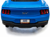 AWE 2024 Ford Mustang GT Fastback S650 RWD Track Edition Cat-Back Exhaust w/ Dual Diamond Black Tips