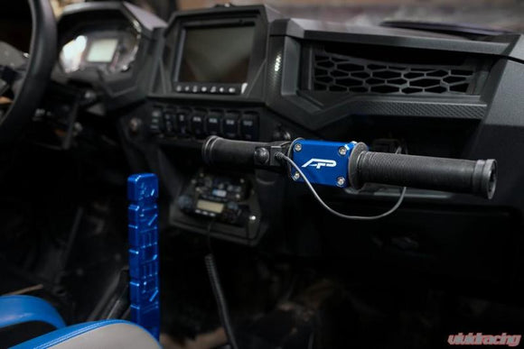 Agency Power Passenger Grab Bar with Lug Wrench Blue Polaris RZR