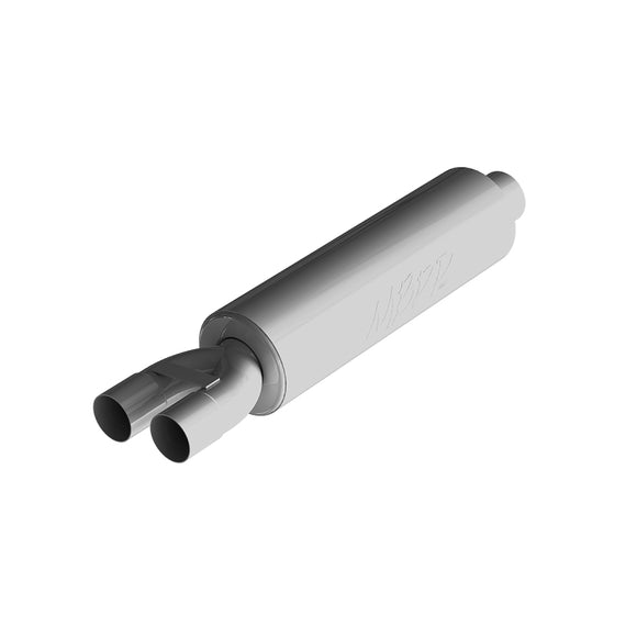 MBRP Universal 3in ID Inlet 2.5in ID Outlet 30.5in Chambered Aluminum Muffler (NO DROPSHIP)