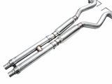 AWE 2024 Ford Mustang GT Fastback S650 RWD SwitchPath Cat-Back Exhaust w/ Quad Diamond Black Tips