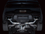 AWE 2024 Ford Mustang GT Fastback S650 RWD Track Edition Cat-Back Exhaust w/ Quad Chrome Silver Tips