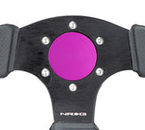 NRG Horn Delete Plate Flush Fitting - Purple