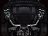 AWE 2024 Ford Mustang GT Fastback S650 RWD Track Edition Cat-Back Exhaust w/ Quad Chrome Silver Tips