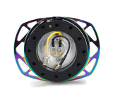 NRG Quick Release Kit Gen 257 - Black Body / Neochrome Cutout Ring