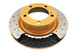 DBA 15-17 Chevrolet SS Rear 4000 Series Drilled & Slotted Rotor w/Black Hat