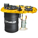Fuelab Quick Service Surge Tank w/49614 Lift Pump & Dual 340LPH Pumps - Gold