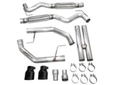 AWE 2024 Ford Mustang GT Fastback S650 RWD Track Edition Cat-Back Exhaust w/ Dual Diamond Black Tips