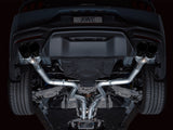 AWE 2024 Ford Mustang GT Fastback S650 RWD Track Edition Cat-Back Exhaust w/ Quad Diamond Black Tips