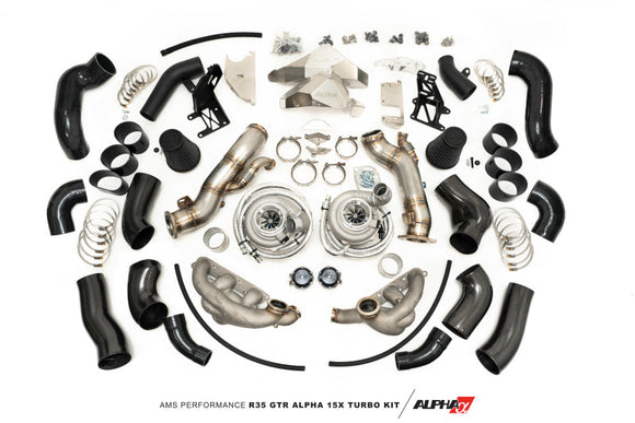 AMS Performance 09-21 Alpha 15X R35 GTR Turbo Kit with 1.01 A/R Housing (G35 900)
