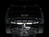 AWE Tuning MK8 Volkswagen Golf R 3in Touring Edition Quad Exhaust - Chrome Silver Tips