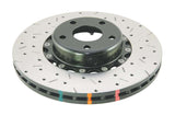 DBA 02-10 WRX / 13+ FR-S / 13+ BRZ Premium Front Drilled & Slotted 5000 Series Rotor w/ Black Hat